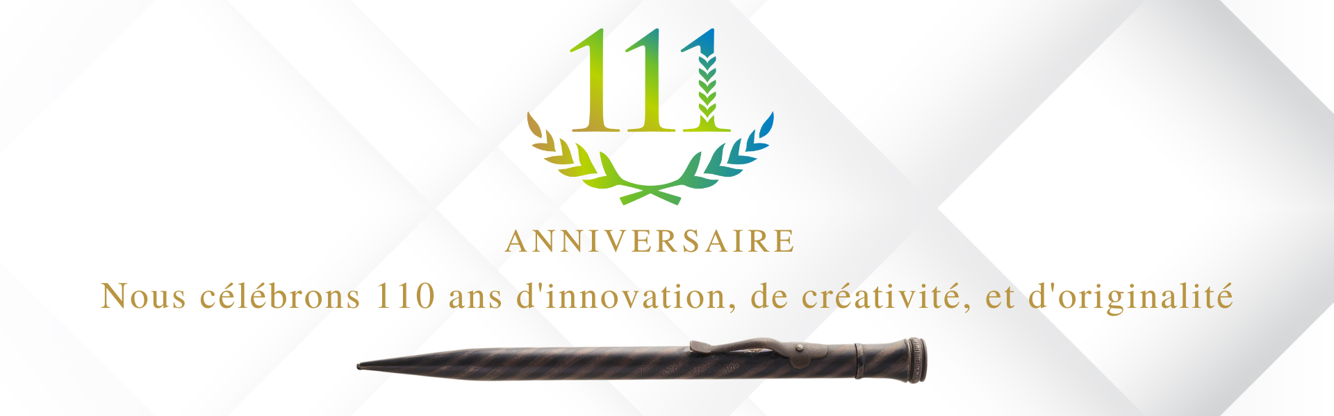 111th Anniversary banner