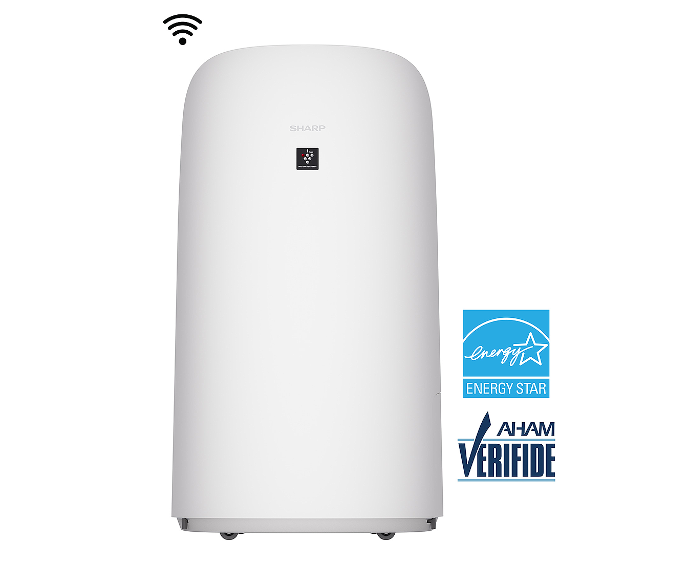 KCP110CW air purifier with wifi, Energy Star, and AHAM Verifide logos